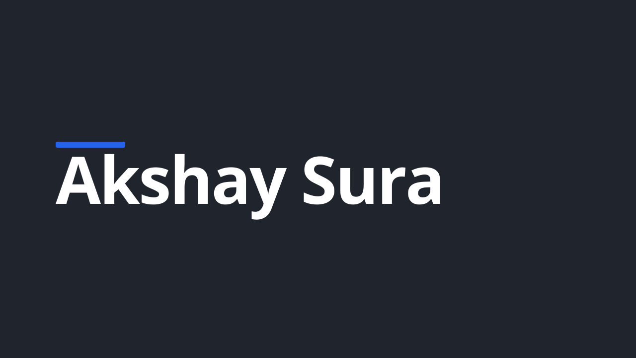 Akshay Sura